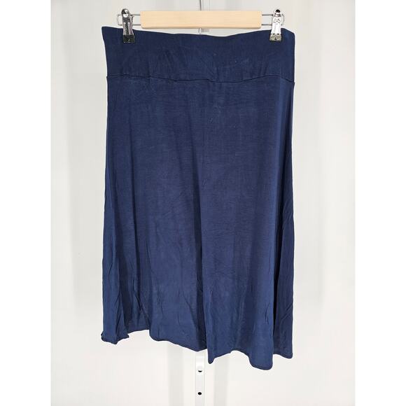 Philosophy Republic Clothing Women's Blue Asymmetric Elastic Waist Skirt Size M - Picture 5 of 5